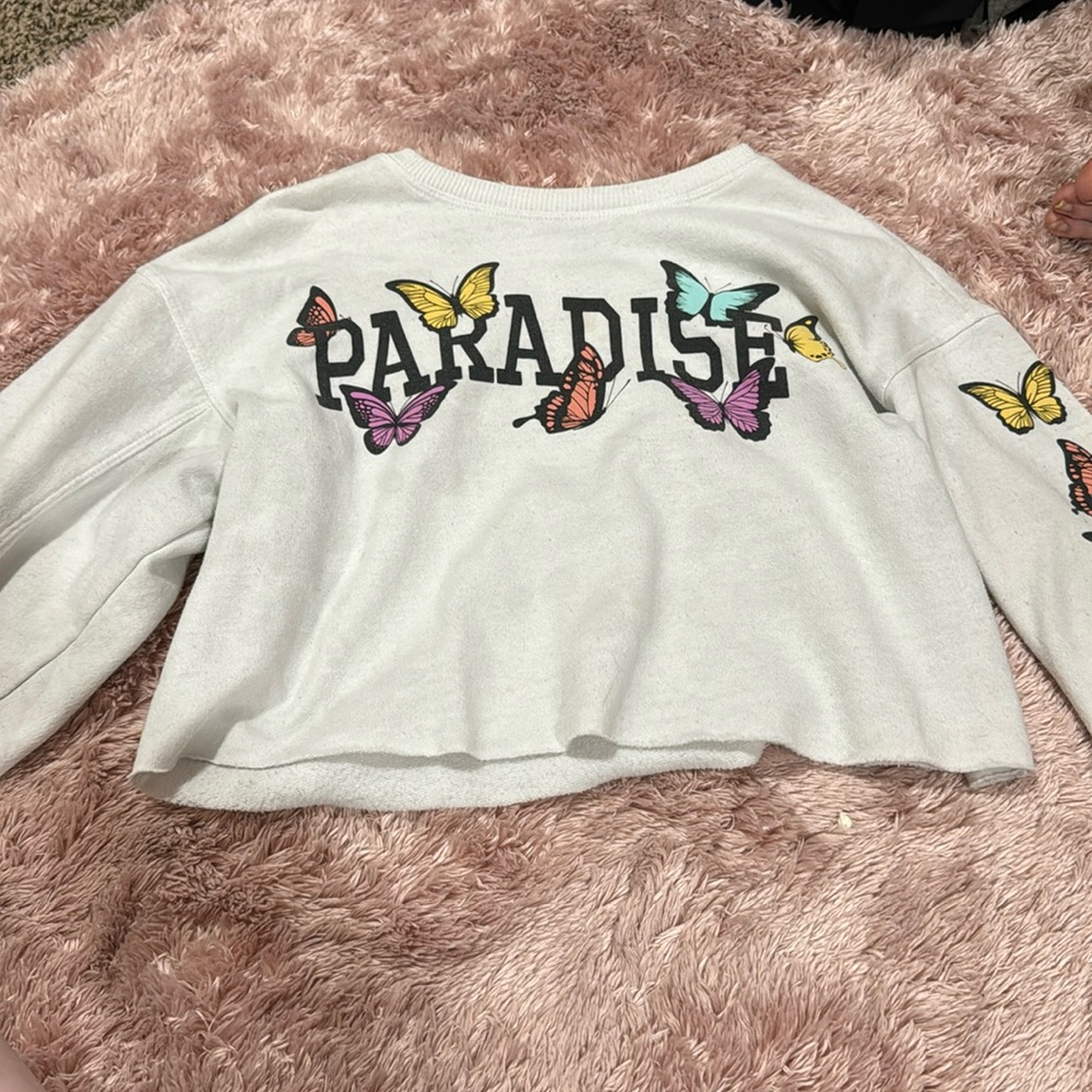 Paradise cropped sweatshirt